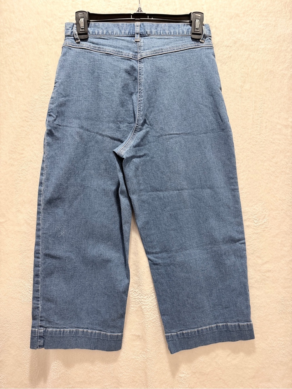J.Jill Stretch Petite Wide Leg Cropped Jeans 6P Medium Wash Denim - Picture 11 of 11